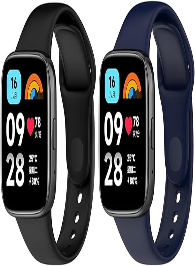 Silicone Strap Compatible with Redmi Watch3 Lite/Redmi Watch 3 Active, Replacement Watch Strap, Quick Change Wristband for Redmi Watch3 Lite/Redmi Watch 3 Active